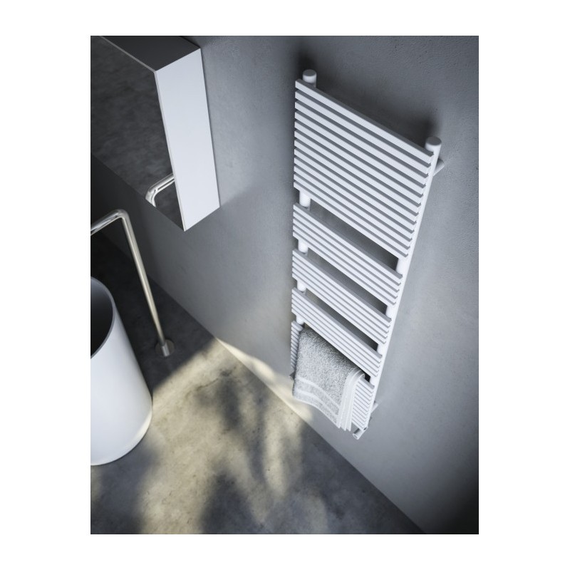 Sèche-serviette radiateur eau chaude design Antxh20bath noir mat Sèche-serviette radiateur eau chaude design Antxh20bath noir mat