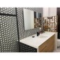 Mosaique salle de bain Dif octogone marbre blanc avec cabochon noir sur trame brillant 27x31x1cm, art-déco gatsby Mosaique salle de bain Dif octogone marbre blanc avec cabochon noir sur trame brillant 27x31x1cm, art-déco gatsby