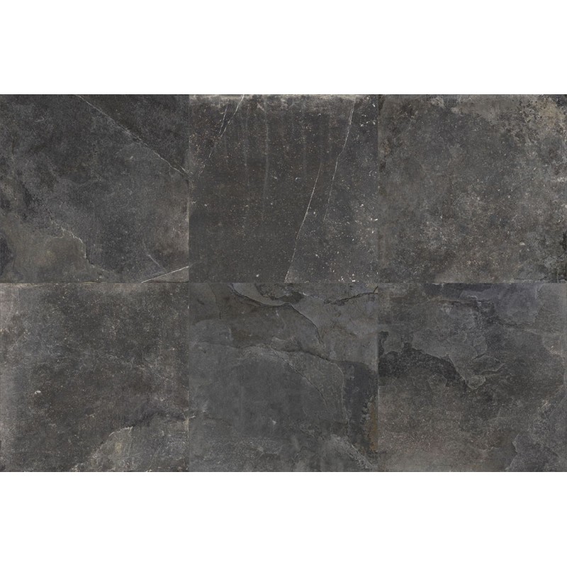 Carrelage imitation pierre bleu gris foncé mat dénuancé 60x60cm rectifié, 60x60 et 60x120, savlablue nero Carrelage imitation pierre bleu gris foncé mat dénuancé 60x60cm rectifié, 60x60 et 60x120, savlablue nero