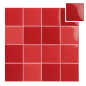 Carrelage piscine imitation zellige rouge brillant nuancé 10x10cm , natucpool rouge Carrelage piscine imitation zellige rouge brillant nuancé 10x10cm , natucpool rouge