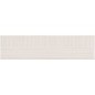 Carrelage moderne mural décoré brillant santastripebrick blanc 7.3x30cm