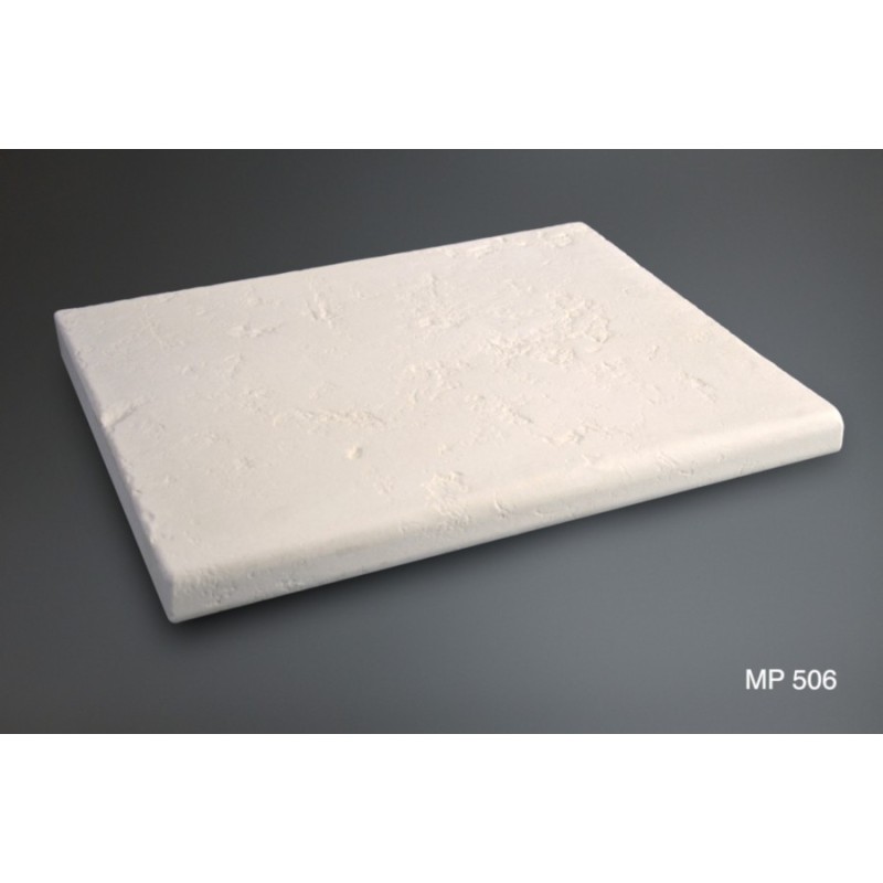 Margelle plate en pierre reconstituée blanche 50x40x3.8cm vieillie fontvieille 506 artx