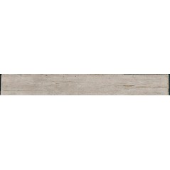 Carrelage effet parquet peint en gris usé, salle à manger, sol et mur, 15x120cm, rectifié, Santablend gris