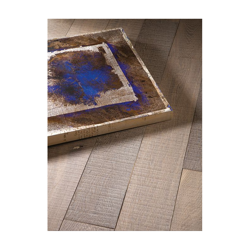Parquet contemporain chêne français scié gris océan top 3.2, épaisseur 14.4mm, largeur 140, 170, 190 mm SC607 CDE Parquet contemporain chêne français scié gris océan top 3.2, épaisseur 14.4mm, largeur 140, 170, 190 mm SC607 CDE