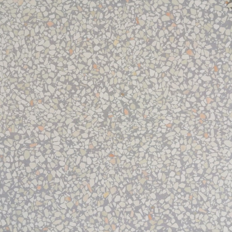Carrelage ciment terrazzo véritable granito mat ou brillant CARPP19 40x40x1.2cm fond gris Carrelage ciment terrazzo véritable granito mat ou brillant CARPP19 40x40x1.2cm fond gris