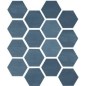 Carrelage hexagonal, petite tomette bleu nuancé mat apegswitch bleu imitation fait main , 11x10cm Carrelage hexagonal, petite tomette bleu nuancé mat apegswitch bleu imitation fait main , 11x10cm