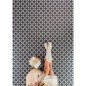 Carrelage décor géométrique blanc sur noir rectifié 20x20cm Vivbulnes grafito Carrelage décor géométrique blanc sur noir rectifié 20x20cm Vivbulnes grafito