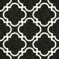 Carrelage décor géométrique blanc sur noir rectifié 20x20cm Vivbulnes grafito Carrelage décor géométrique blanc sur noir rectifié 20x20cm Vivbulnes grafito
