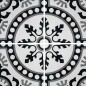 Carrelage ciment véritable décor arabesque 7620-1 20x20cm Carrelage ciment véritable décor arabesque 7620-1 20x20cm