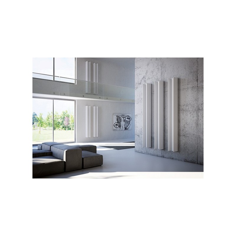Sèche-serviette radiateur électrique contemporain design vertical salle de bain AntxT2V 120.6x23cm de couleur Sèche-serviette radiateur électrique contemporain design vertical salle de bain AntxT2V 120.6x23cm de couleur