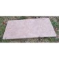 Margelle piscine, plate en pierre taupe vieilli 60X33X3cm bord droit et bord rond, artsinai perle Margelle piscine, plate en pierre taupe vieilli 60X33X3cm bord droit et bord rond, artsinai perle