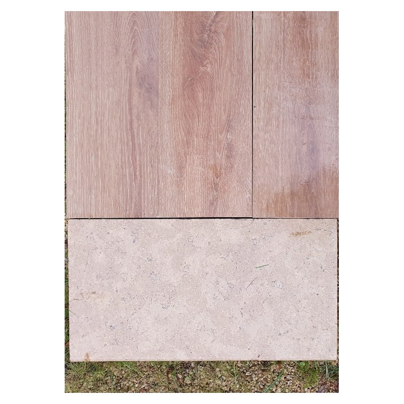 Margelle piscine, plate en pierre taupe vieilli 60X33X3cm bord droit et bord rond, artsinai perle Margelle piscine, plate en pierre taupe vieilli 60X33X3cm bord droit et bord rond, artsinai perle