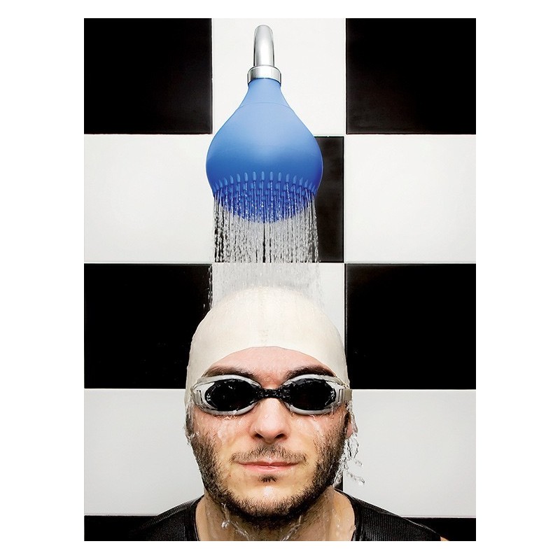 Pommeau de douche bleu drop001 Pommeau de douche bleu drop001