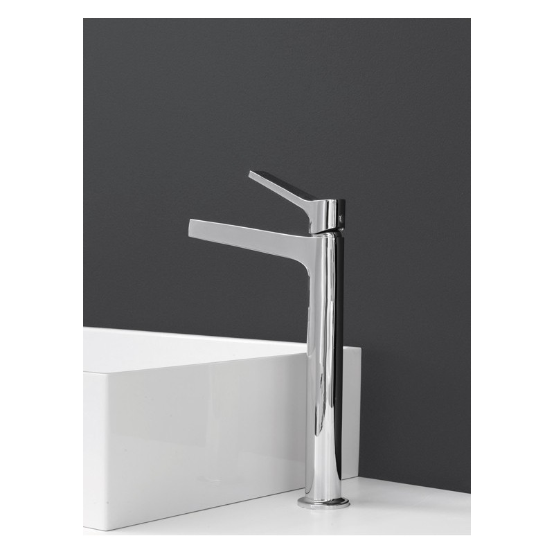 mitigeur lavabo réhaussé twitter tw202 chromé moderne TW202R