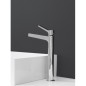 mitigeur lavabo réhaussé twitter tw202 chromé moderne TW202R