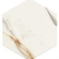 Carrelage hexagone antiderapant imitation marbre mat calacatta gold 28.5x33cm, salle de bain realcalacatta gold R11 Carrelage hexagone antiderapant imitation marbre mat calacatta gold 28.5x33cm, salle de bain realcalacatta gold R11