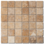 Mosaique salle de bain Dif travertin classic jaune mat 5x5cm sur trame 30.5x30.5x1cm yellow Mosaique salle de bain Dif travertin classic jaune mat 5x5cm sur trame 30.5x30.5x1cm yellow