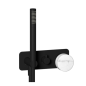 Mitigeur encastré 3 voies avec douchette, marbre blanc: chromé, blanc mat, noir mat, or, or rose, nickel brossé IM314 Mitigeur encastré 3 voies avec douchette, marbre blanc: chromé, blanc mat, noir mat, or, or rose, nickel brossé IM314