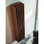 Radiateur eau chaude vertical contemporain moderne brun, noir, blanc mat 150x36cm antxTTO Radiateur eau chaude vertical contemporain moderne brun, noir, blanc mat 150x36cm antxTTO