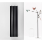 Radiateur eau chaude vertical contemporain moderne brun, noir, blanc mat 150x36cm antxTTO Radiateur eau chaude vertical contemporain moderne brun, noir, blanc mat 150x36cm antxTTO
