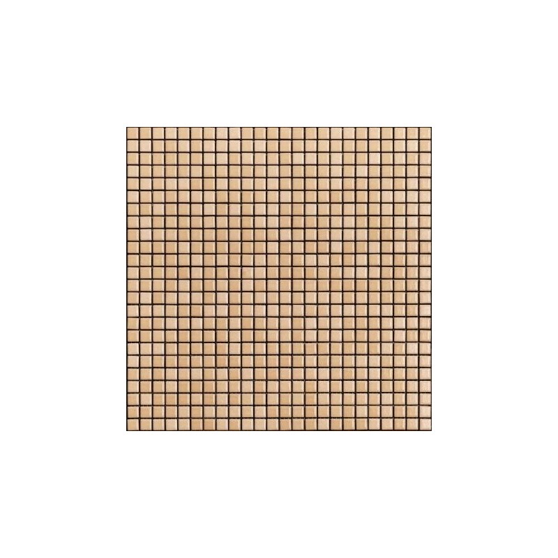 Mosaique beige brillant, nuancé, sol et mur, salle de bain, 1.2x1.2cm et 2.5x2.5cm apxanthologia 4007 sur trame 30x30cm
