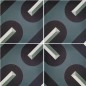 Véritable carreau ciment contemporain design sur fond gris vert décor wax4 20x20cm Véritable carreau ciment contemporain design sur fond gris vert décor wax4 20x20cm