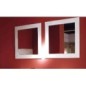 miroir 70x70 cm avec un cadre en travertin blanc rapalano miroir 70x70 cm avec un cadre en travertin blanc rapalano