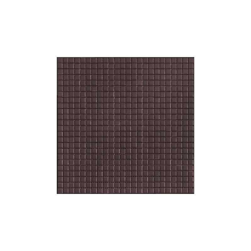Mosaique 1.2x1.2cm, 5x10cm et 2.5x2.5cm mur et sol marron rouge chocolat mat apxseta mélanzana sur trame 30x30cm 4006