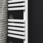 Sèche-serviette radiateur eau chaude design Antxh20bath blanc brillant Sèche-serviette radiateur eau chaude design Antxh20bath blanc brillant