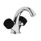 Mitigeur lavabo moderne design, bouton en marbre noir, chromé, nickel brossé, platine, or rose, or brossé IB BR205_2 Mitigeur lavabo moderne design, bouton en marbre noir, chromé, nickel brossé, platine, or rose, or brossé IB BR205_2