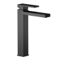 Robinet lavabo haut carré en laiton design: chromé, noir mat, blanc mat, or, nickel brossé, or, or rose, or brossé RU202 Robinet lavabo haut carré en laiton design: chromé, noir mat, blanc mat, or, nickel brossé, or, or rose, or brossé RU202