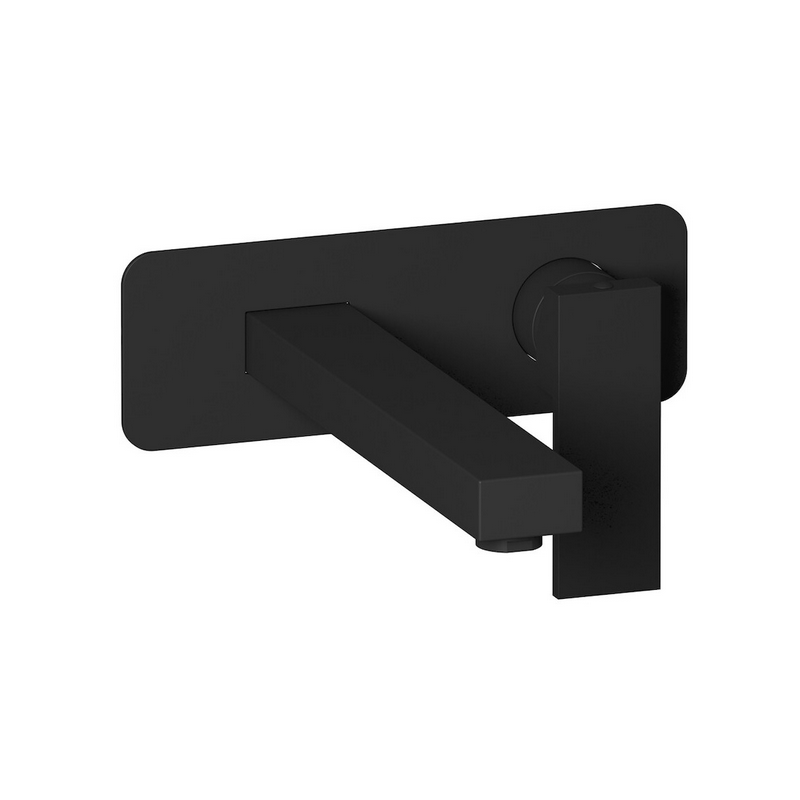 Robinet lavabo mural bec long design: chromé, noir mat, blanc mat, or, nickel brossé, or, or rose, or brossé RU207 Robinet lavabo mural bec long design: chromé, noir mat, blanc mat, or, nickel brossé, or, or rose, or brossé RU207