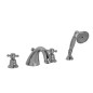 Mélangeur baignoire sur gorge F5094 art-déco, rétro, chromé, nickel brossé, or, or brossé, vieux bronze, vieux cuivre Mélangeur baignoire sur gorge F5094 art-déco, rétro, chromé, nickel brossé, or, or brossé, vieux bronze, vieux cuivre