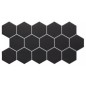 Carrelage hexagone blanc mat et noir mat 26.5x51cm realhex snow et black 26.5x51cm Carrelage hexagone blanc mat et noir mat 26.5x51cm realhex snow et black 26.5x51cm