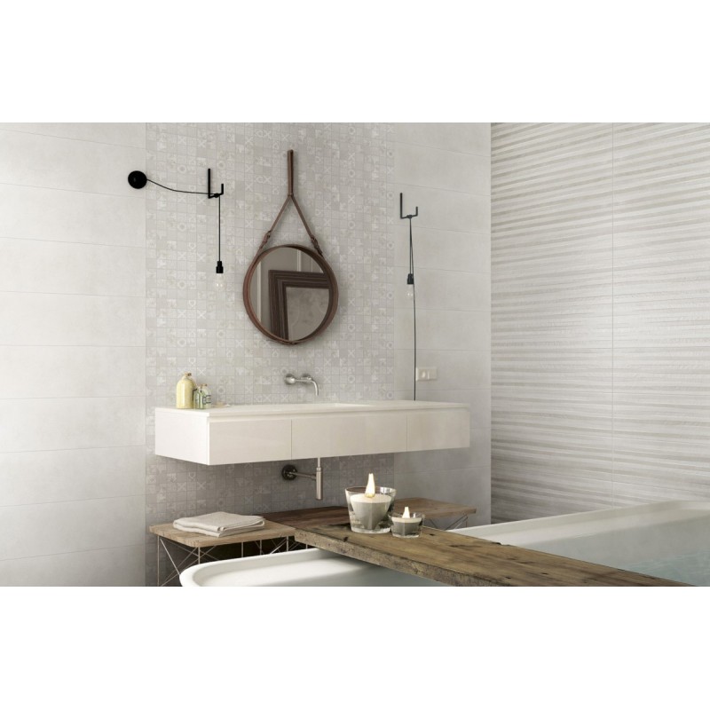 Carrelage faience murale gris clair uni mat 25X75cm progcharme perla épaisseur 10mm Carrelage faience murale gris clair uni mat 25X75cm progcharme perla épaisseur 10mm