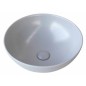 Vasque en céramique émaillée gris clair ronde diamètre 38.5cm hauteur 15cm moxceram gris claro salle de bain Vasque en céramique émaillée gris clair ronde diamètre 38.5cm hauteur 15cm moxceram gris claro salle de bain