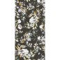 Carrelage décor fleur sur fond noir mat mur, et sol salle de bain, 60x120 rectifié, santajardin 07 Carrelage décor fleur sur fond noir mat mur, et sol salle de bain, 60x120 rectifié, santajardin 07