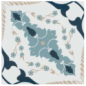 Carrelage imitation carreau ciment terrasse de piscine bleu et blanc antidérapant R11 20x20cm estix HP41 Carrelage imitation carreau ciment terrasse de piscine bleu et blanc antidérapant R11 20x20cm estix HP41