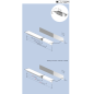 Sèche-serviette radiateur électrique design en forme de Té, salle de bain, AntxT1M blanc brillant Sèche-serviette radiateur électrique design en forme de Té, salle de bain, AntxT1M blanc brillant