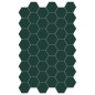Carrelage hexagonal,sol et mur, vert foncé mat 14x16cm terx hexamat green echo Carrelage hexagonal,sol et mur, vert foncé mat 14x16cm terx hexamat green echo