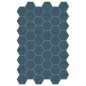 Carrelage hexagonal,sol et mur, bleu mat 14x16cm terx hexamat ocean wave Carrelage hexagonal,sol et mur, bleu mat 14x16cm terx hexamat ocean wave