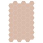 Carrelage hexagonal, sol et mur, rose mat 14x16cm terx hexamat rosy blush Carrelage hexagonal, sol et mur, rose mat 14x16cm terx hexamat rosy blush