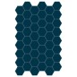 Carrelage hexagonal, sol et mur, bleu foncé mat 14x16cm terx hexamat deep navy Carrelage hexagonal, sol et mur, bleu foncé mat 14x16cm terx hexamat deep navy