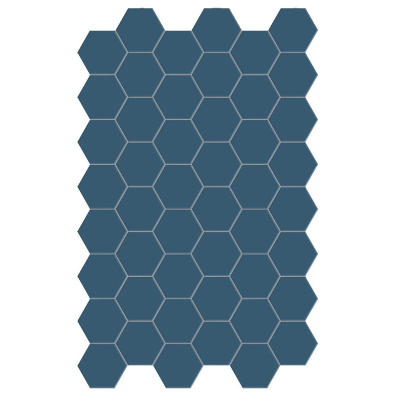 Carrelage hexagonal, sol et mur, bleu mat 14x16cm terx hexamat aegean blue Carrelage hexagonal, sol et mur, bleu mat 14x16cm terx hexamat aegean blue
