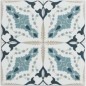Carrelage imitation carreau ciment terrasse de piscine bleu et blanc antidérapant R11 20x20cm estix HP41 Carrelage imitation carreau ciment terrasse de piscine bleu et blanc antidérapant R11 20x20cm estix HP41