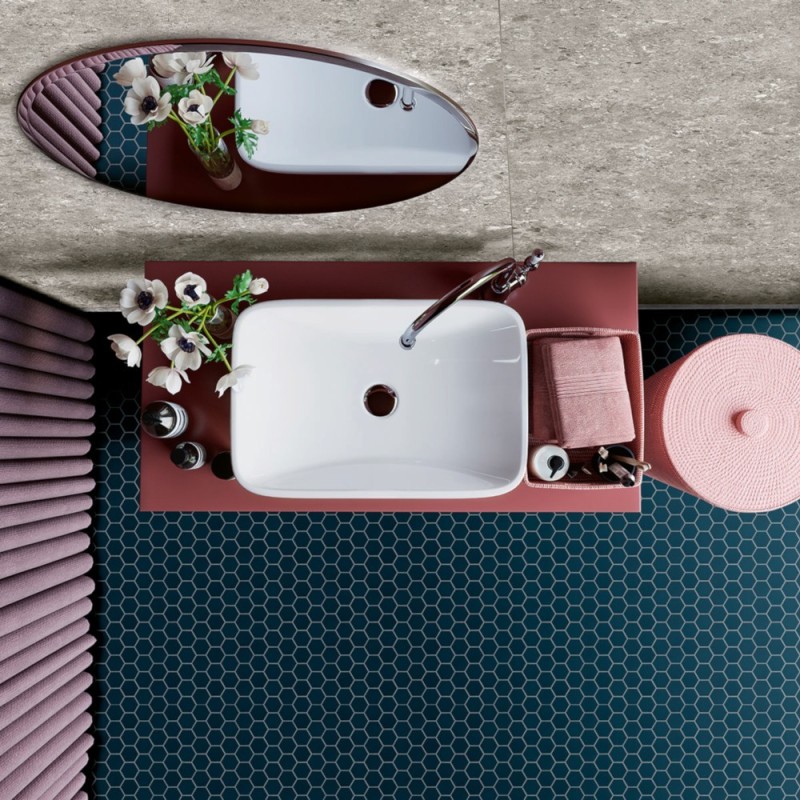 Carrelage hexagonal, sol et mur, bleu foncé mat 14x16cm terx hexamat deep navy Carrelage hexagonal, sol et mur, bleu foncé mat 14x16cm terx hexamat deep navy
