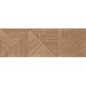 Carrelage décor parement bois noisette mat décor géométrique en relief, 30x90cm rectifiée , Porce9545 cerezo Carrelage décor parement bois noisette mat décor géométrique en relief, 30x90cm rectifiée , Porce9545 cerezo