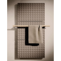 Sèche-serviette radiateur vertical électrique design 122x41cm avec barre porte-serviette en bois antxWaffle V de couleur Sèche-serviette radiateur vertical électrique design 122x41cm avec barre porte-serviette en bois antxWaffle V de couleur