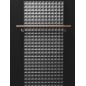 Sèche-serviette radiateur vertical électrique design 122x41cm avec barre porte-serviette en bois antxWaffle V de couleur Sèche-serviette radiateur vertical électrique design 122x41cm avec barre porte-serviette en bois antxWaffle V de couleur