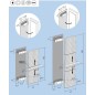 Sèche-serviette radiateur vertical électrique design 122x41cm avec barre porte-serviette en bois antxWaffle V de couleur Sèche-serviette radiateur vertical électrique design 122x41cm avec barre porte-serviette en bois antxWaffle V de couleur